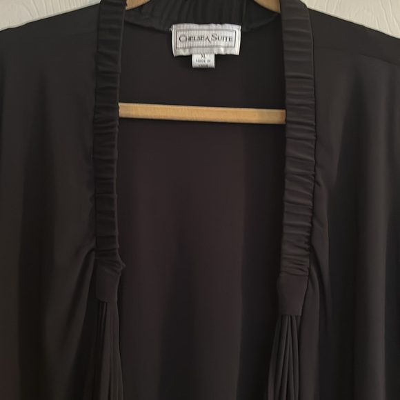 Black lightweight open front jacket. NWT - Picture 3 of 6